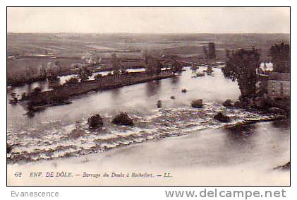 39 BARRAGE DU DOUBS A ROCHEFORT REF6285 - Gendrey