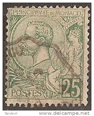 MONACO - 1891 25c Prince Albert I. Scott 20. Used - Autres & Non Classés