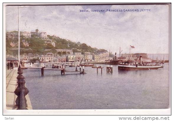 ANGLETERRE , TORQUAY , Princess Gardens Jetty - Torquay