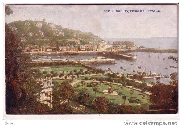 ANGLETERRE , TORQUAY , From Rock Walk - Torquay