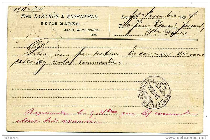 GRANDE  BRETAGNE / ENTIER POSTAL  / STATIONERY - Postwaardestukken