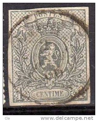 22     Obl   4 Marges    Cob 170 - 1866-1867 Petit Lion