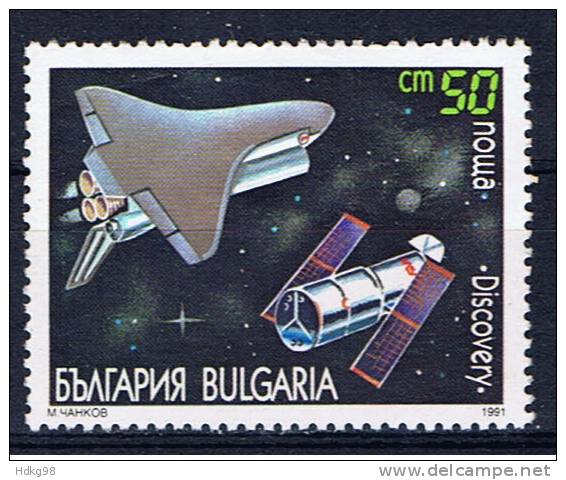 BG+ Bulgarien 1991 Mi 3913 OG Space Shuttle - Nuevos