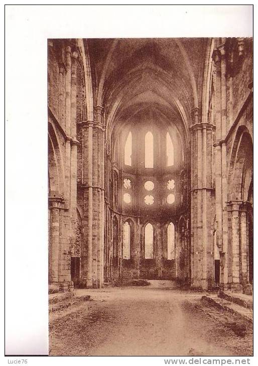 VILLERS LA VILLE - Abbaye -  Sanctuaire De L´Eglise - Vue Prise Du Choeur Des Moines - N°  16 - Villers-la-Ville