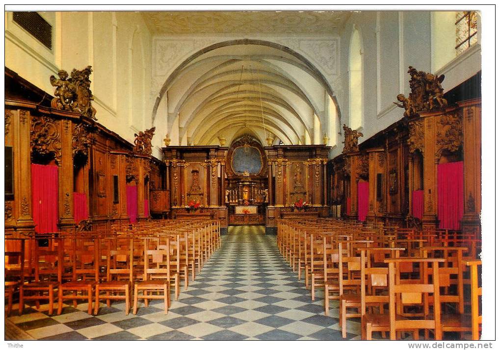 BOIS SEIGNEUR ISAAC Abbaye Des Prémontrés - Vue Intérieure De La Chapelle Du Saint Sang - Braine-l'Alleud