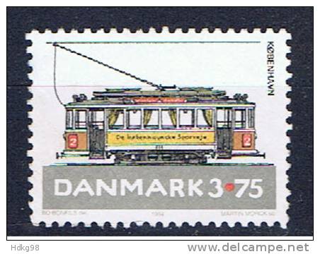 DK+ Dänemark 1994 Mi 1080 OG Straßenbahn - Ungebraucht