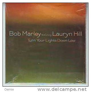 BOB  MARLEY    FEATURING  LAURYN  HILL  TURN YOUR LIGHTS  DOWN  LOW   2  TITRES  CD SINGLE   COLLECTION - Reggae