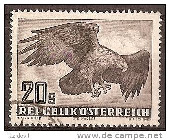 AUSTRIA - 1952 20s Bird Airmail. Scott C60. Used - Other & Unclassified