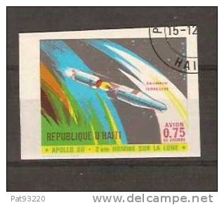 ESPACE / HAITI 1971 / APPOLO XII /  N°  PA 460a / NON DENTELE OBLITERE  [lot A ] - Nordamerika