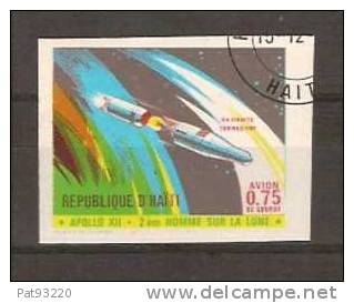 ESPACE / HAITI  1971 / APPOLO XII / N°  PA 460a / NON DENTELE OBLITERE  [ Lot B ] - América Del Norte