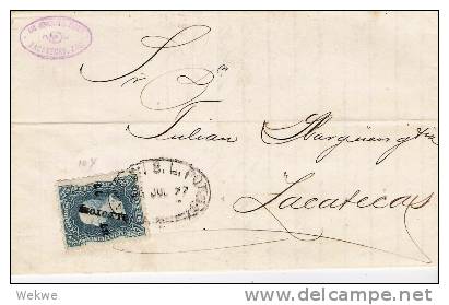 Mex139/  Mexiko -  El Potose 1877 (3777) - Mexiko