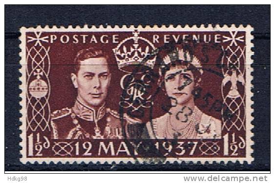 GB+ Großbritannien 1937 Mi 197 Krönung Georgs VI. - Usati