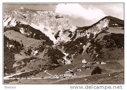 LIE043 / LIECHTENSTEIN -  Skifahrer Am Hang 1956 - Briefe U. Dokumente