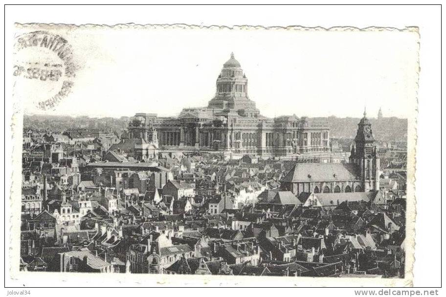 Belgique - BRUXELLES  - Panorama ( Palais De Justice Et Eglise De La Chapelle ) - Panoramische Zichten, Meerdere Zichten