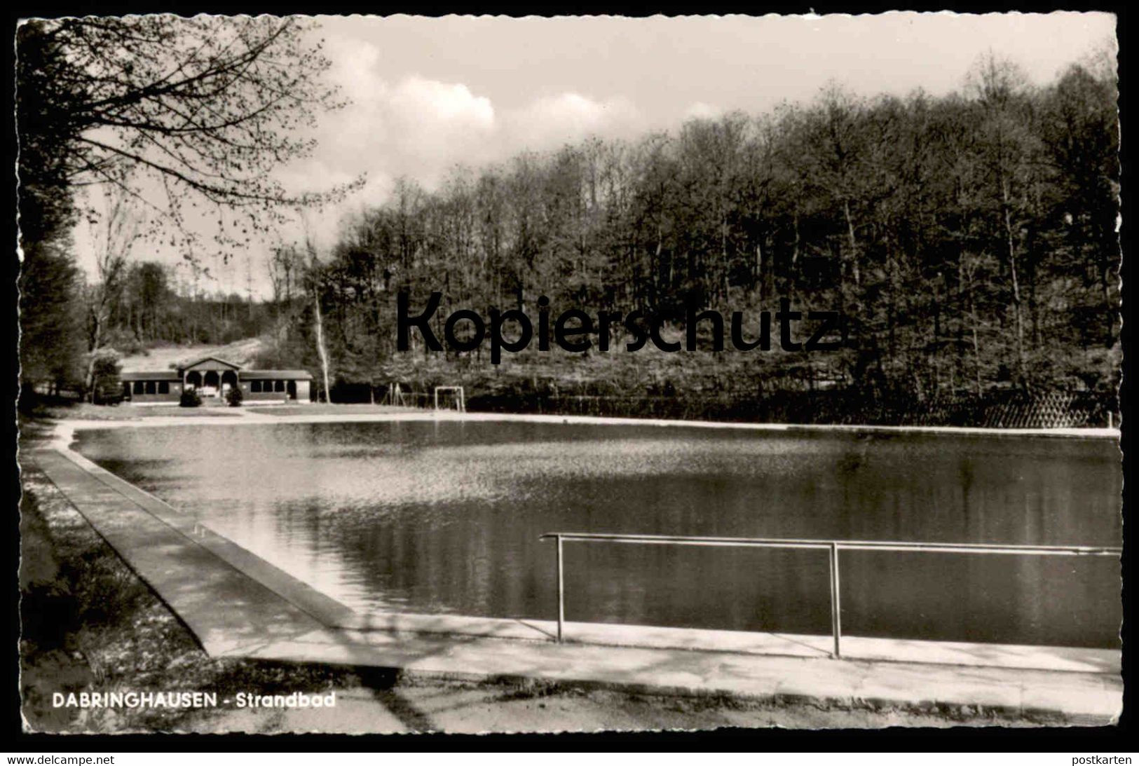 ÄLTERE POSTKARTE DABRINGHAUSEN WERMELSKIRCHEN STRANDBAD Freibad Schwimmbad Piscine Swimming Pool Bad Bath Cpa Postcard - Wermelskirchen