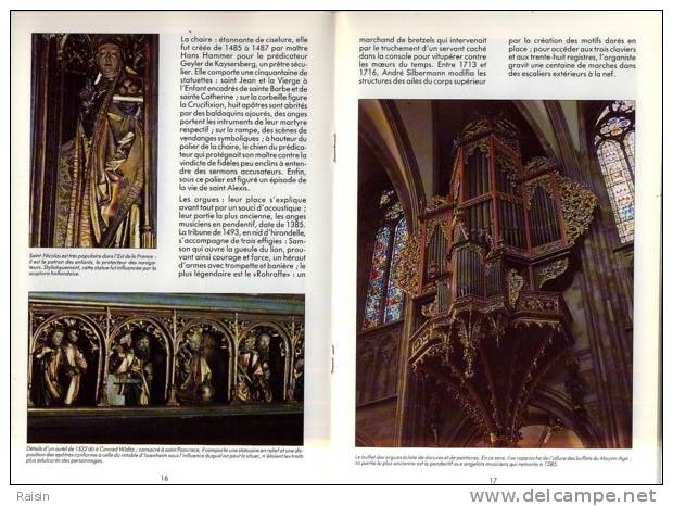 Cathédrale De Strasbourg Brochure De 32 Pages  Avec Plan 1989  TBE - Alsace