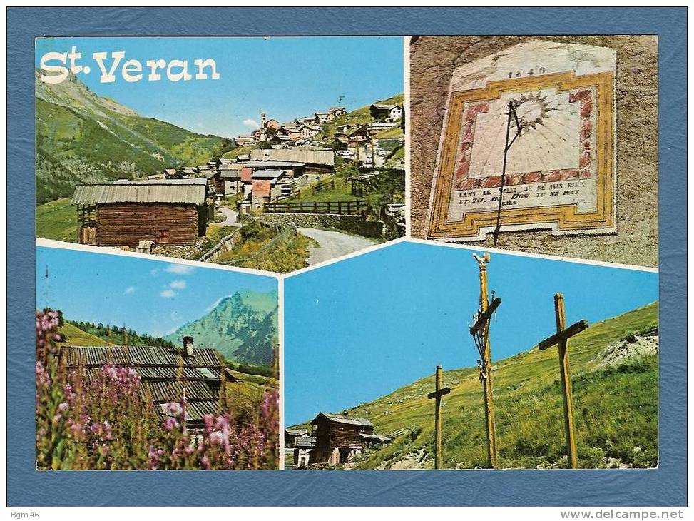*  CPM..dépt 05..SAINT-VERAN.. Les Hautes Alpes - Vallée Du Queyras....La Plus Haute Commune D' Europe - Autres & Non Classés