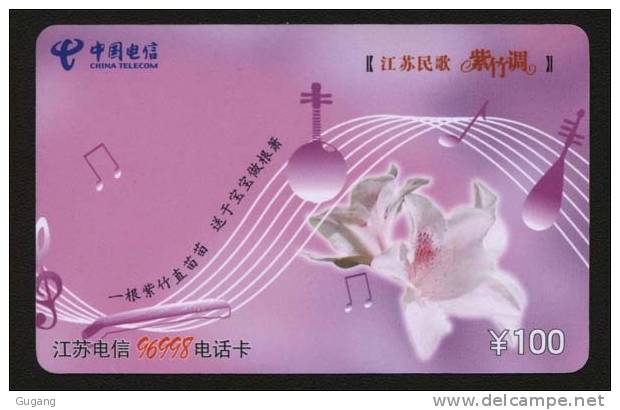 China Ballad,used Phonecard - Chine