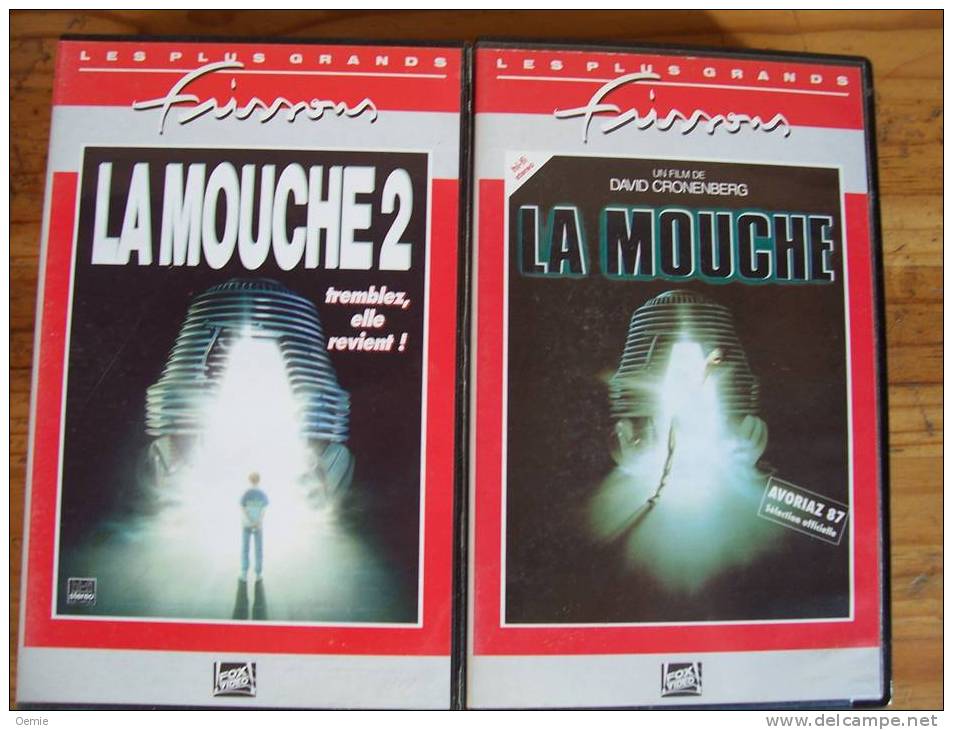 LOT  DE  2  FILMS    LA  MOUCHE  1 ET 2 - Sci-Fi, Fantasy