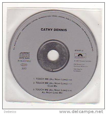 Cathy  DENNIS  :  TOUCH ME - Autres & Non Classés