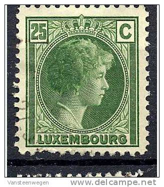 Luxembourg Y&T 167 Oblitere - 1926-39 Charlotte De Profil à Droite