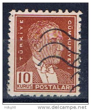 TR+ Türkei 1952 Mi 1279 Atatürk - Usati