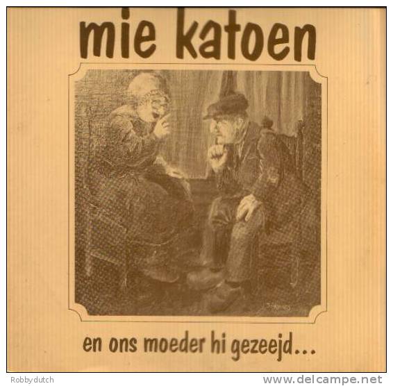 * LP * MIE KATOEN - EN ONS MOEDER HI GEZEEJD (Dutch Folk 1980 Ex-!!!) - Country En Folk