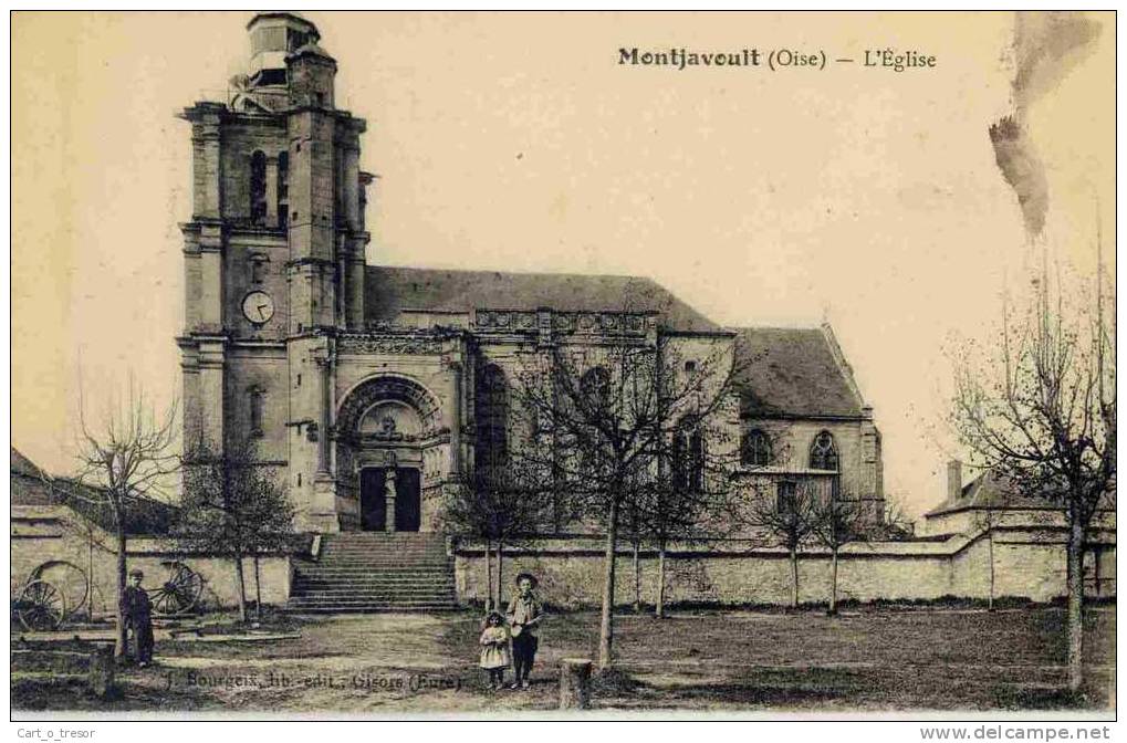 CPA 60 MONTJAVOULT L'EGLISE - Montjavoult