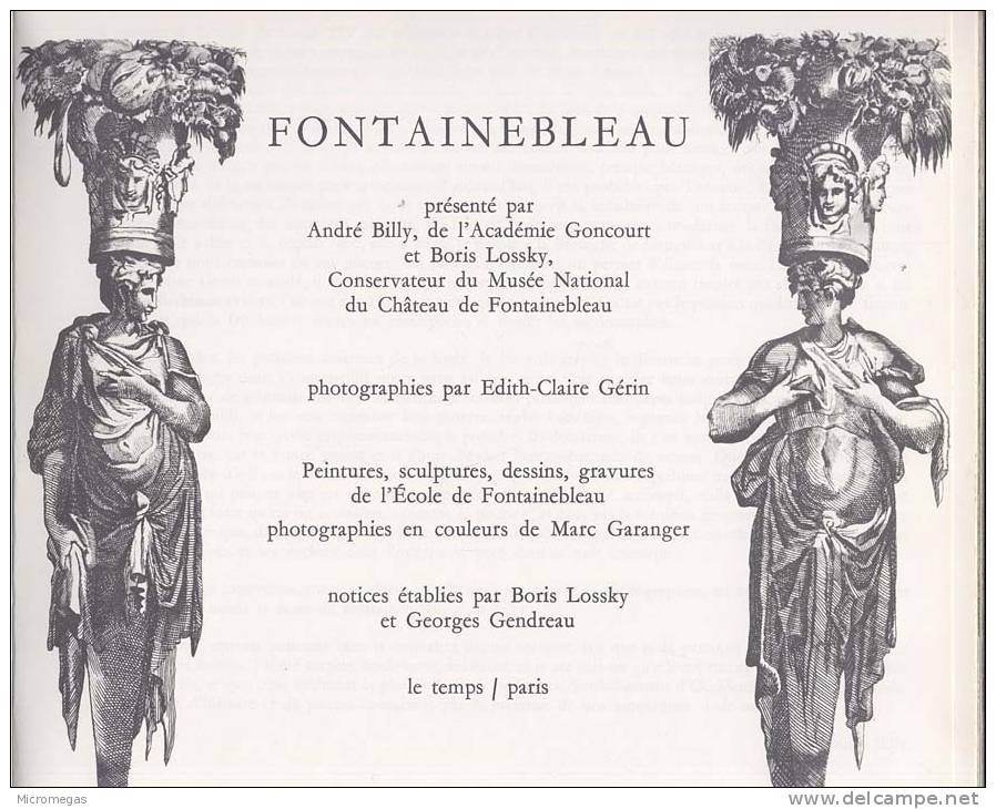 Boris Lossky, Georges Gendreau : Fontainebleau - Ile-de-France