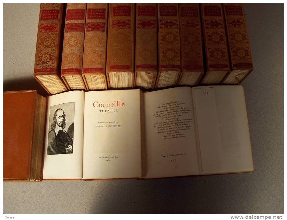 CORNEILLE  EN  12 VOLUMES   CUIR - Autores Franceses
