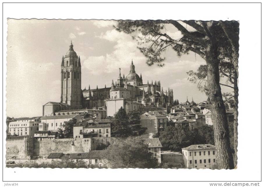 Espagne - SEGOVIA - La Catedral, Vista Desde El Pinar - Segovia