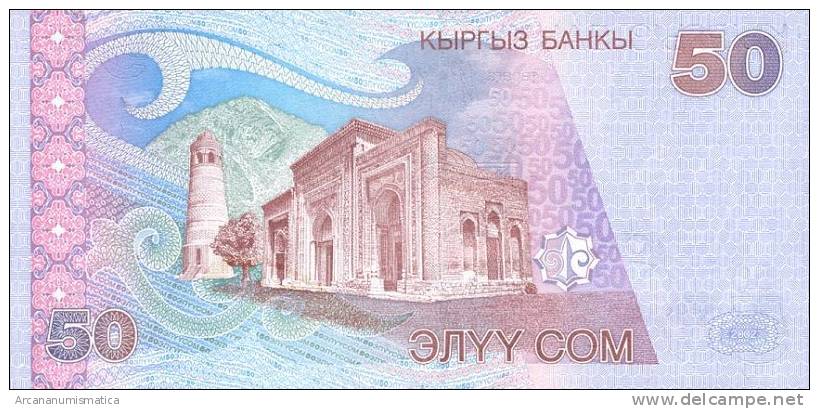 KYRGYZSTAN   50  SOM  2002   KM#20  PLANCHA     DL-6093 - Kirgizïe