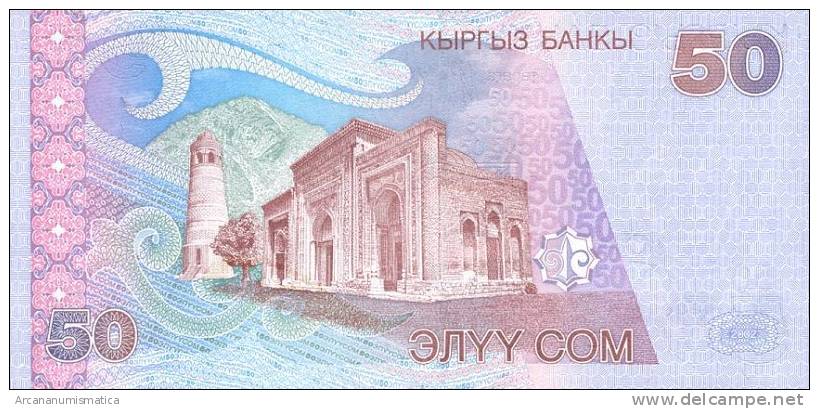 KYRGYZSTAN   50  SOM  2002   KM#20  PLANCHA     DL-6094 - Kirghizistan