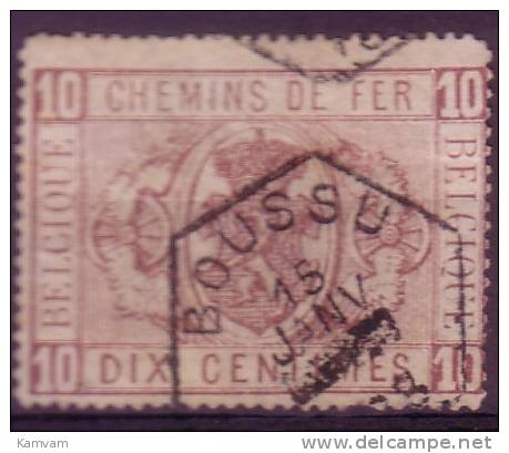 Belgie Belgique CF SP 1 Cote 9.00 € BOUSSU Cachet Hexagonale Stempel - Usados