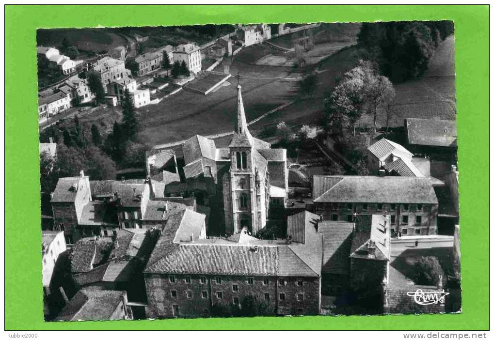 MONTFAUCON L EGLISE  NOTRE DAME ET ROUTE DE TENCE CARTE EN TRES BON ETAT - Montfaucon En Velay