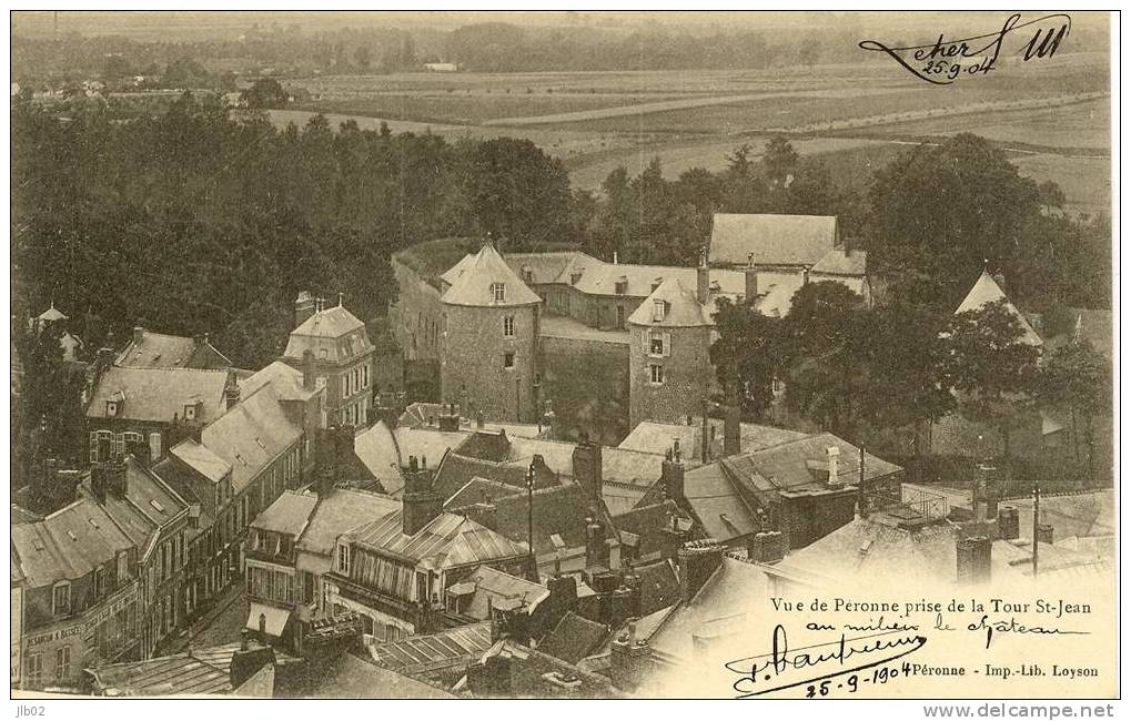 Vue De Péronne Prise De La Tour St-Jean - Peronne