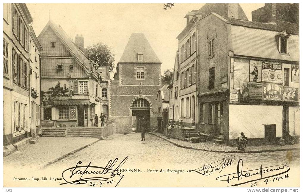 Péronne  - Porte De Bretagne - Peronne