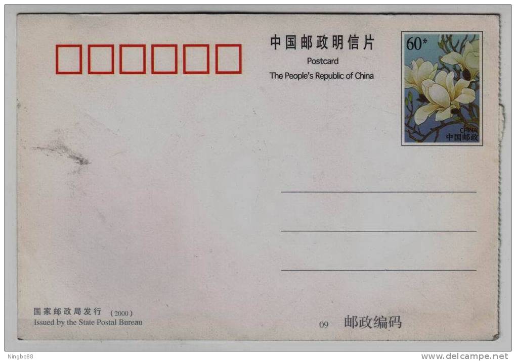 China 2003 Shanghai Huangpujiang River Sightseeing Tunnel Advertising Pre-stamped Card - Altri (Terra)