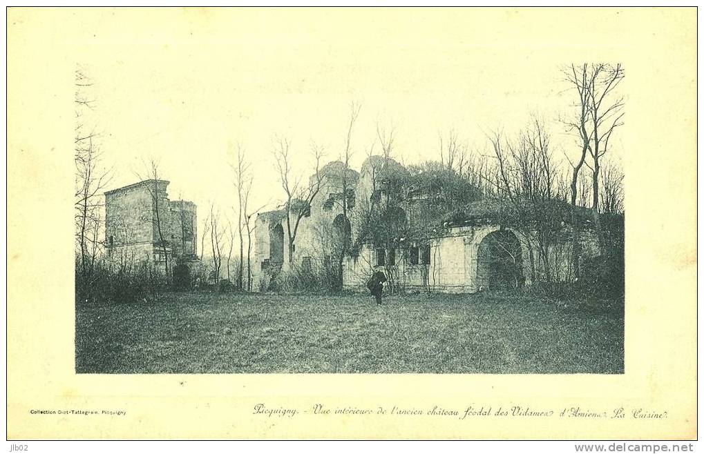 Picquigny - Vue Intérieure De L'ancien Chateau Des Vidames D'Amiens - La Cuisine - Picquigny