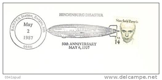 1987 USA  Dirigeable Dirigible Dirigibile Zeppelin - Zeppelines