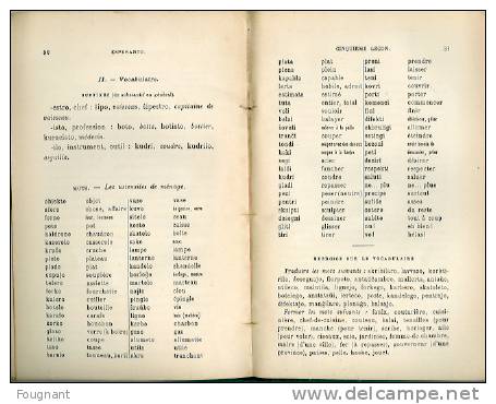 1938:L´ESPERANTO En Dix Leçons.Th.Cart Et M.Pagnier.76 Pages.Etat Moyen.Rare. - Autres & Non Classés