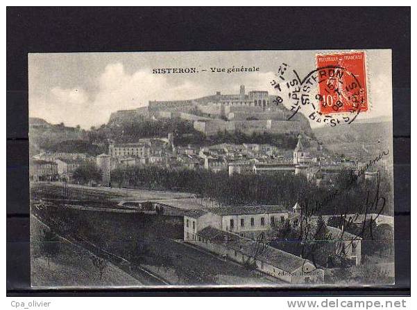 04 SISTERON Vue Générale, Ed Vollaire, 1908 - Sisteron