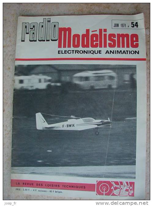 Revue RADIO-MODELISME N°54 Juin 1971 - Modellbau