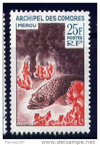 COMORES - N° 38 **  - Mérou (thème Poissons) - Autres & Non Classés