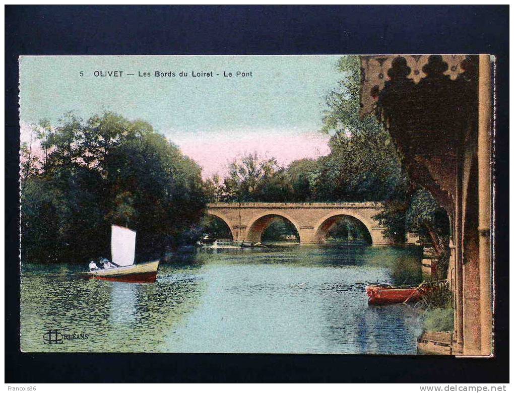 OLIVET - Les Bords Du Loiret - Le Pont - Colorisée - Autres & Non Classés