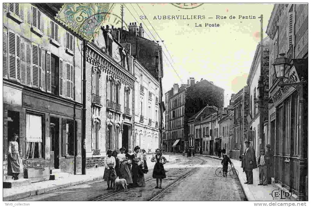 AUBERVILLIERS - Rue De Pantin - La Poste - Aubervilliers