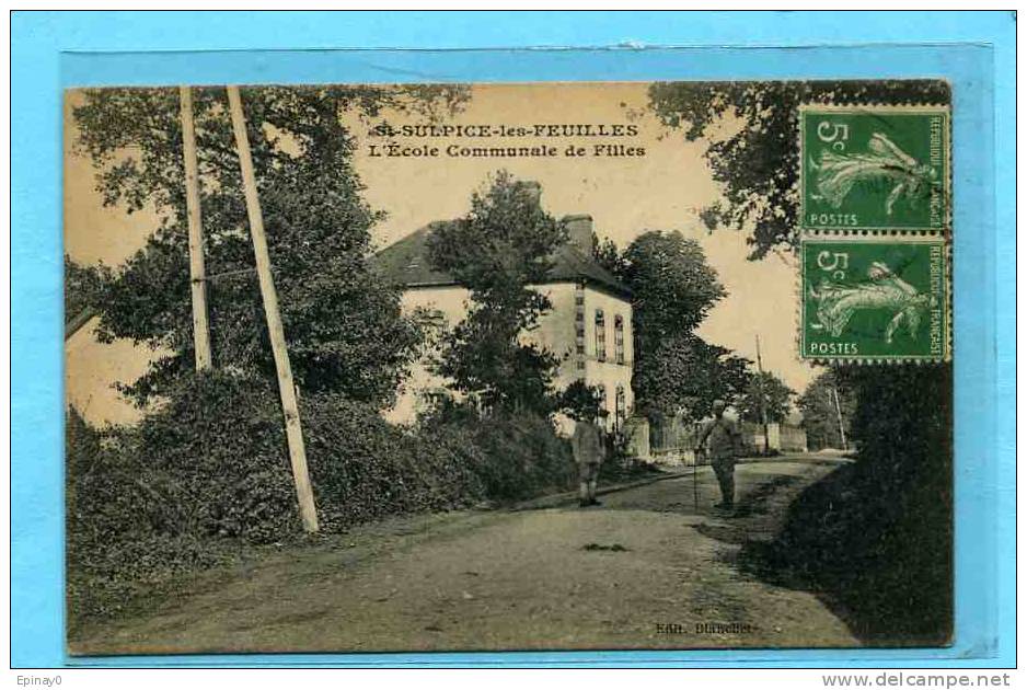 B - 87 - SAINT SULPICE LES FEUILLES - - Autres & Non Classés