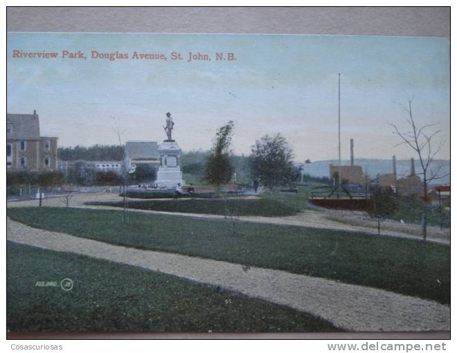 7502 CANADA   ST JOHN  RIVERVIEW PARK DOUGLAS AVENUE  AÑOS / YEARS / ANNI  1910 - Autres & Non Classés