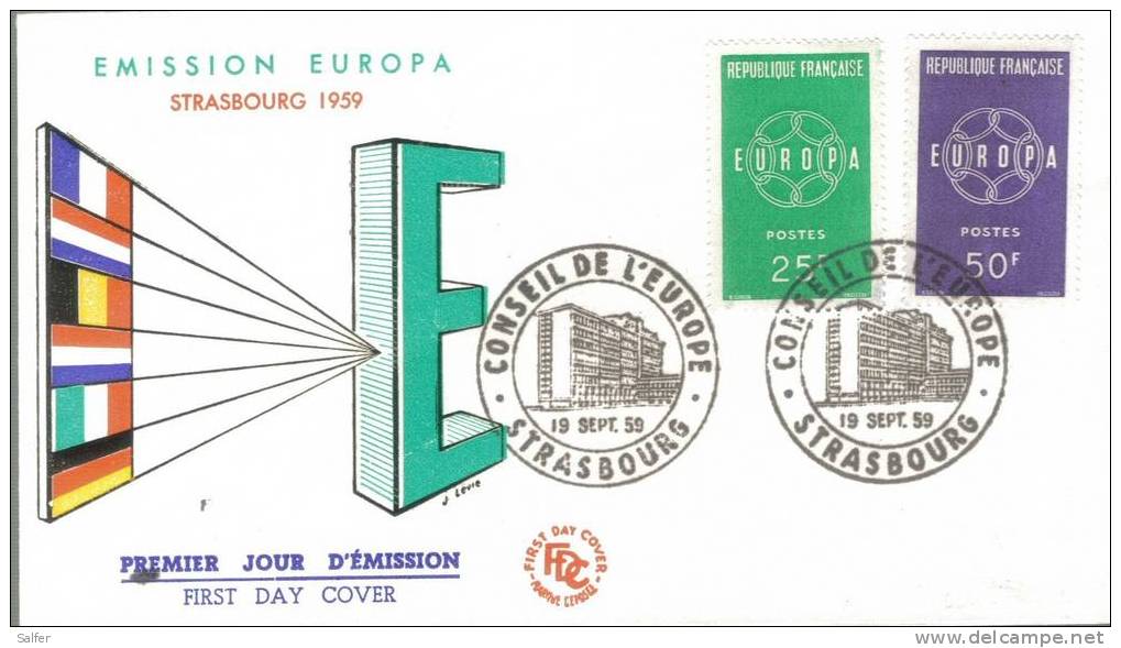 FDC - 1959  FRANCE - 1959