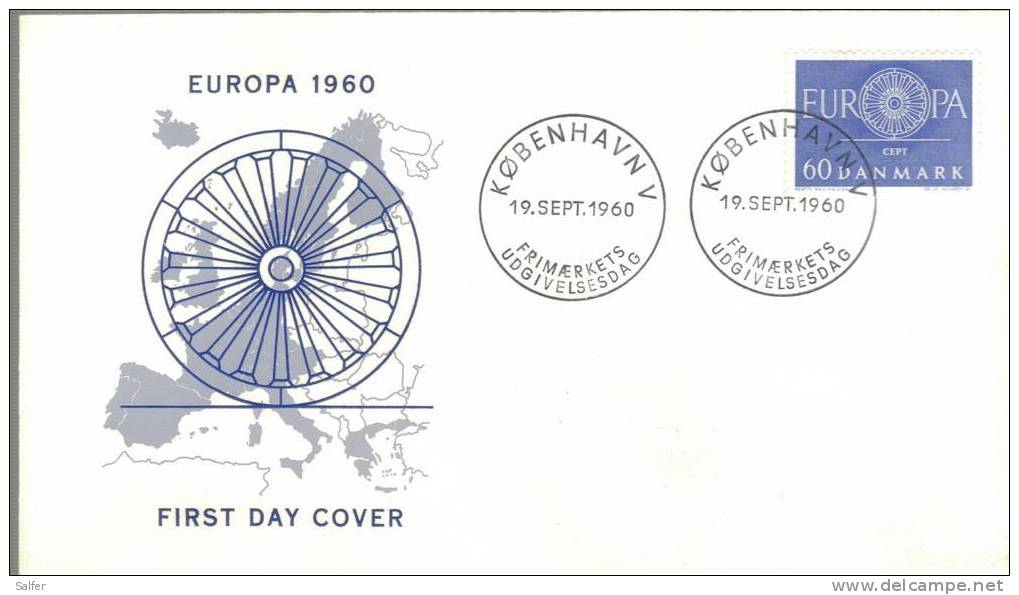 FDC - 1960 DANMARK - 1960